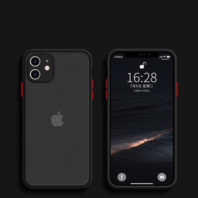 Husa iPhone Xs Max, Plastic Dur cu protectie camera, Negru